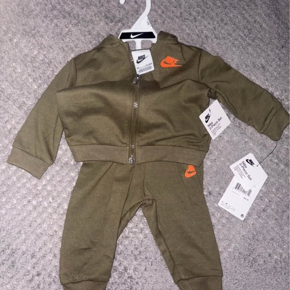 Nike Other - 6M Nike Olive and Orange One Piece Outfit
